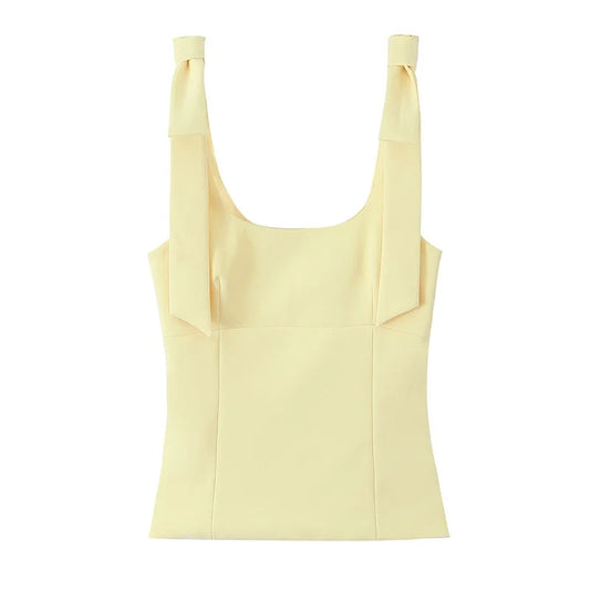 Butterfly Backless Top