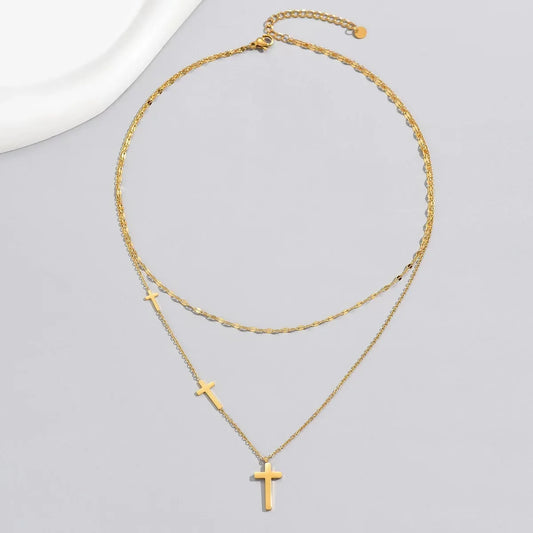 Double Layer Pendant Necklace